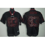 Nike Houston Texans #83 Kevin Walter Lights Out Black Elite Jersey