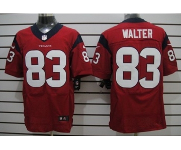 Nike Houston Texans #83 Kevin Walter Red Elite Jersey