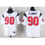 Nike Houston Texans #90 Jadeveon Clowney White Elite Jersey