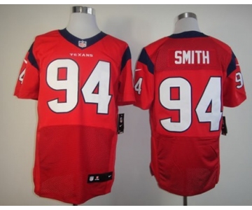 Nike Houston Texans #94 Antonio Smith Red Elite Jersey