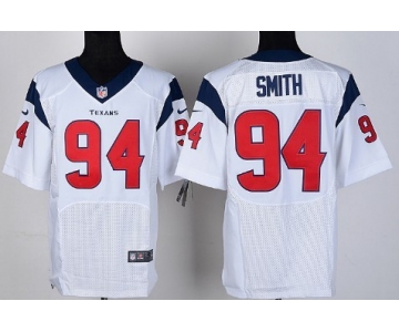 Nike Houston Texans #94 Antonio Smith White Elite Jersey