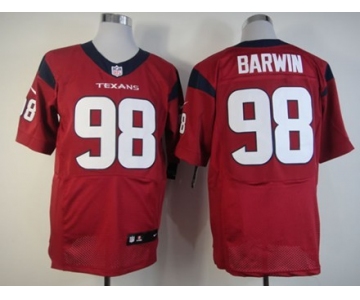 Nike Houston Texans #98 Connor Barwin Red Elite Jersey