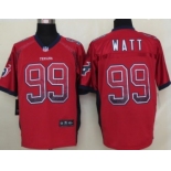 Nike Houston Texans #99 J.J. Watt Drift Fashion Red Elite Jersey