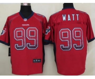 Nike Houston Texans #99 J.J. Watt Drift Fashion Red Elite Jersey