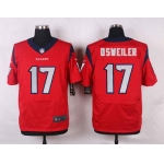 Nike Texans #17 Brock Osweiler Red Alternate Men's Stitched NFL Elite Jersey