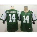 Men's New York Jets #14 Ryan Fitzpatrick Green Team Color NFL Nike Elite Jersey