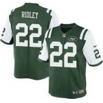 Men's New York Jets #22 Stevan Ridley Green Team Color NFL Nike Elite Jersey