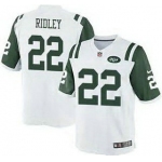 Men's New York Jets #22 Stevan Ridley White Road NFL Nike Elite Jersey