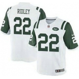 Men's New York Jets #22 Stevan Ridley White Road NFL Nike Elite Jersey