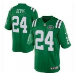 Men's New York Jets #24 Darrelle Revis Kelly Green Team Color 2015 NFL Nike Elite Jersey