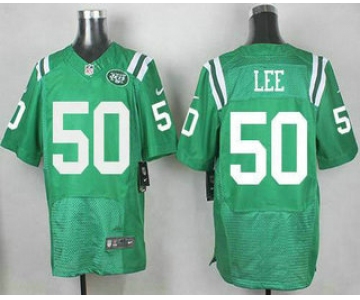 Men's New York Jets #50 Darron Lee Nike Kelly Green Color Rush 2015 NFL Elite Jersey