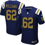 Men's New York Jets #62 Leonard Williams Navy Blue Alternate NFL Nike Elite Jersey