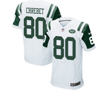 Men's New York Jets #80 Wayne Chrebet White Retired Player NFL Nike Elite Jersey