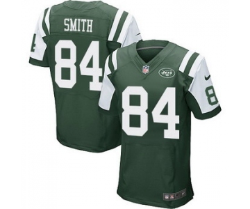 Men's New York Jets #84 Devin Smith Green Team Color NFL Nike Elite Jersey