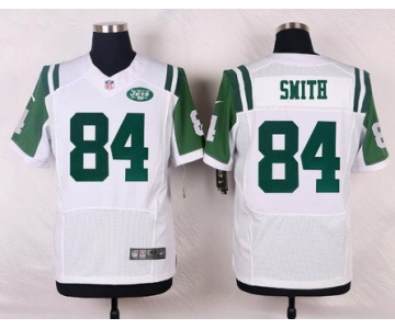 Men's New York Jets #84 Devin Smith White Road NFL Nike Elite Jersey