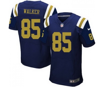 Men's New York Jets #85 Wesley Walker Navy Blue Alternate NFL Nike Elite Jersey