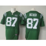 Men's New York Jets #87 Eric Decker Kelly Green Team Color 2015 NFL Nike Elite Jersey