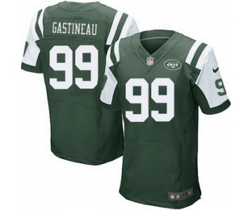 Men's New York Jets #99 Mark Gastineau Green Team Color NFL Nike Elite Jersey