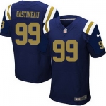 Men's New York Jets #99 Mark Gastineau Navy Blue Alternate NFL Nike Elite Jersey