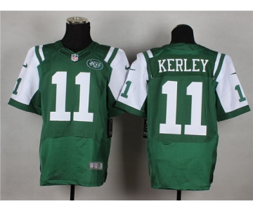 Nike New York Jets #11 Jeremy Kerley Green Elite Jersey