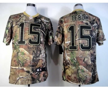 Nike New York Jets #15 Tim Tebow Realtree Camo Elite Jersey