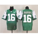 Nike New York Jets #16 Percy Harvin Green Elite Jersey