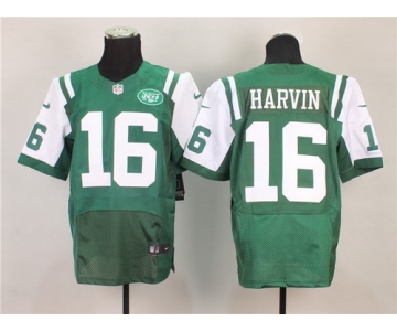 Nike New York Jets #16 Percy Harvin Green Elite Jersey