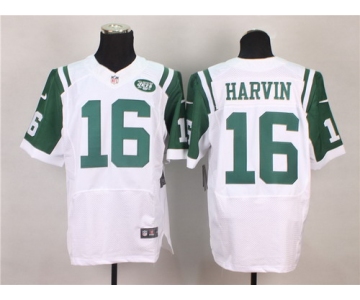 Nike New York Jets #16 Percy Harvin White Elite Jersey