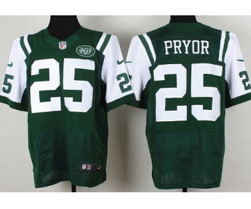 Nike New York Jets #25 Calvin Pryor Green Elite Jersey