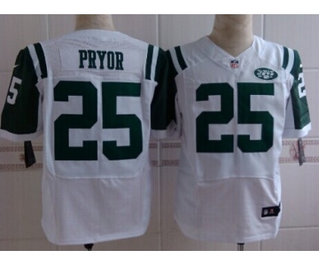 Nike New York Jets #25 Calvin Pryor White Elite Jersey