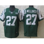 Nike New York Jets #27 Dee Milliner Green Elite Jersey