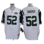 Nike New York Jets #52 David Harris White Elite Jersey