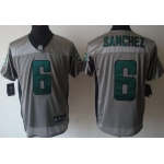 Nike New York Jets #6 Mark Sanchez Gray Shadow Elite Jersey