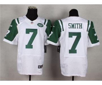 Nike New York Jets #7 Geno Smith White Elite Jersey