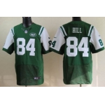 Nike New York Jets #84 Stephen Hill Green Elite Jersey