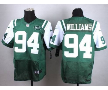 Nike New York Jets #94 Leonard Williams Green Elite Jersey