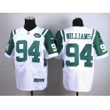 Nike New York Jets #94 Leonard Williams White Elite Jersey