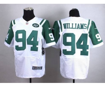 Nike New York Jets #94 Leonard Williams White Elite Jersey