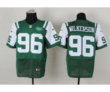 Nike New York Jets #96 Muhammad Wilkerson Green Elite Jersey