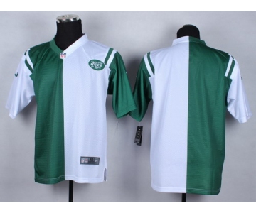 Nike New York Jets Blank Green/White Two Tone Elite Jersey