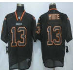 Chicago Bears #13 Kevin White White Nike Lights Out Black Elite Jersey