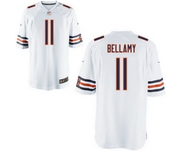 Men's Chicago Bears #11 Joshua Bellamy White Road NFL Nike Elite Jersey