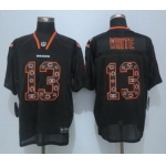 Men's Chicago Bears #13 Kevin White Nike Lights Out Black Ornamented Elite Jersey