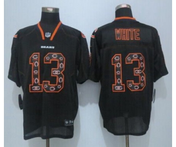 Men's Chicago Bears #13 Kevin White Nike Lights Out Black Ornamented Elite Jersey