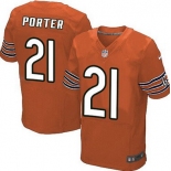 Men's Chicago Bears #21 Tracy Porter Orange Alternate NFL Nike Elite Jersey
