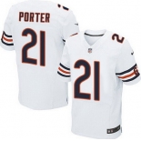 Men's Chicago Bears #21 Tracy Porter White Road NFL Nike Elite Jersey