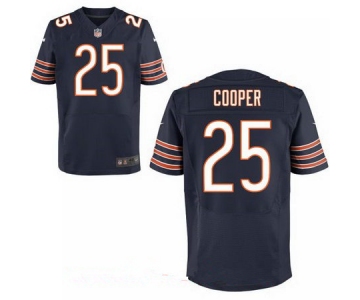 Men's Chicago Bears #25 Marcus Cooper Navy Blue Team Color Stitched NFL Nike Elite Jersey