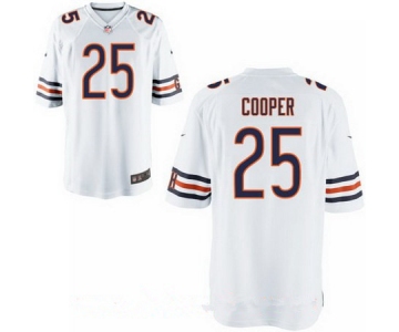 Men's Chicago Bears #25 Marcus Cooper White Road Stitched NFL Nike Elite Jersey