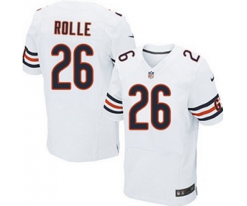 Men's Chicago Bears #26 Antrel Rolle White Road NFL Nike Elite Jersey