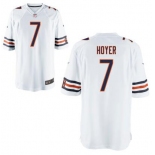 Men's Chicago Bears #7 Brian Hoyer White Road NFL Nike Elite Jersey